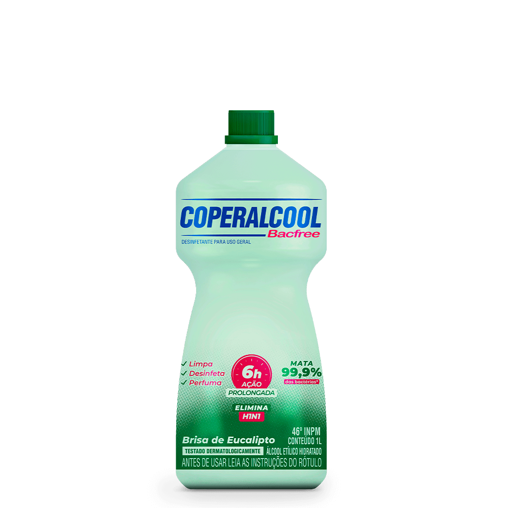 Coperalcool Bacfree 46°INPM Eucalipto 1L