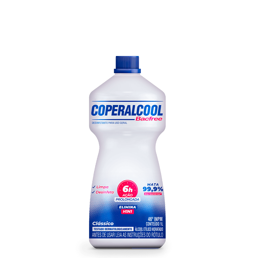 Coperalcool Bacfree 46°INPM Tradicional 1L