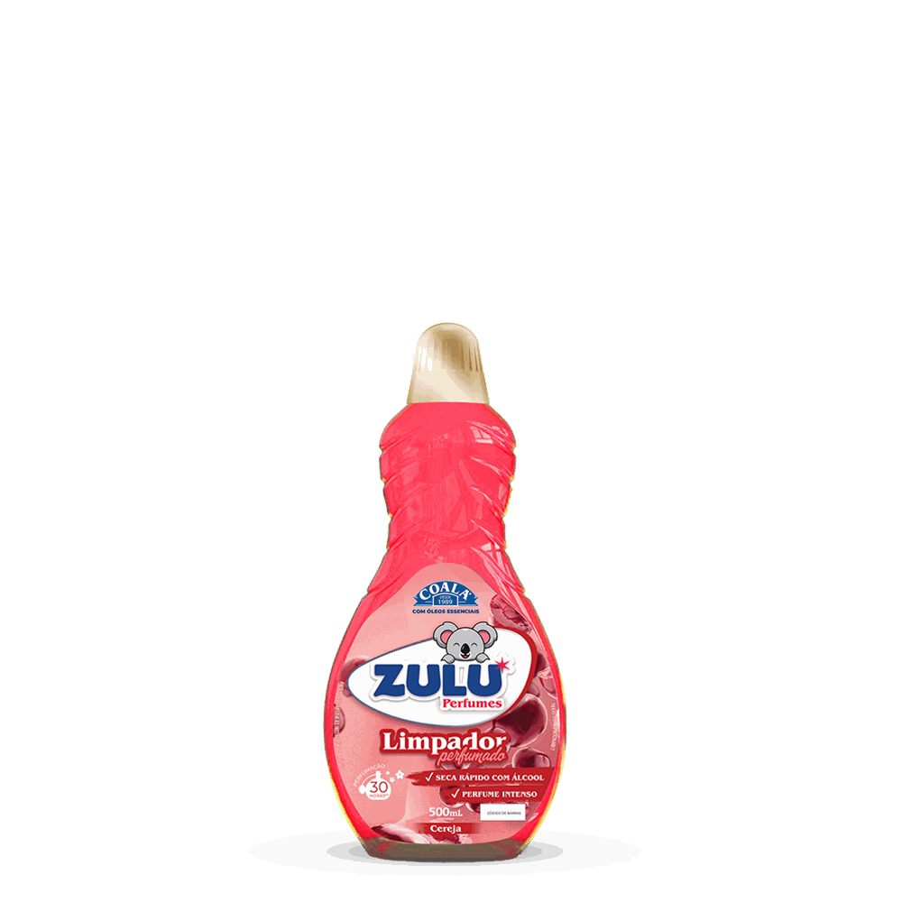 Limpador Perfumado Zulu Perfumes / Coala Cereja 500ml