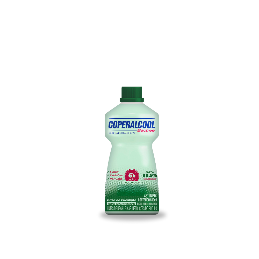 Coperalcool Bacfree 46°INPM Eucalipto 500ml