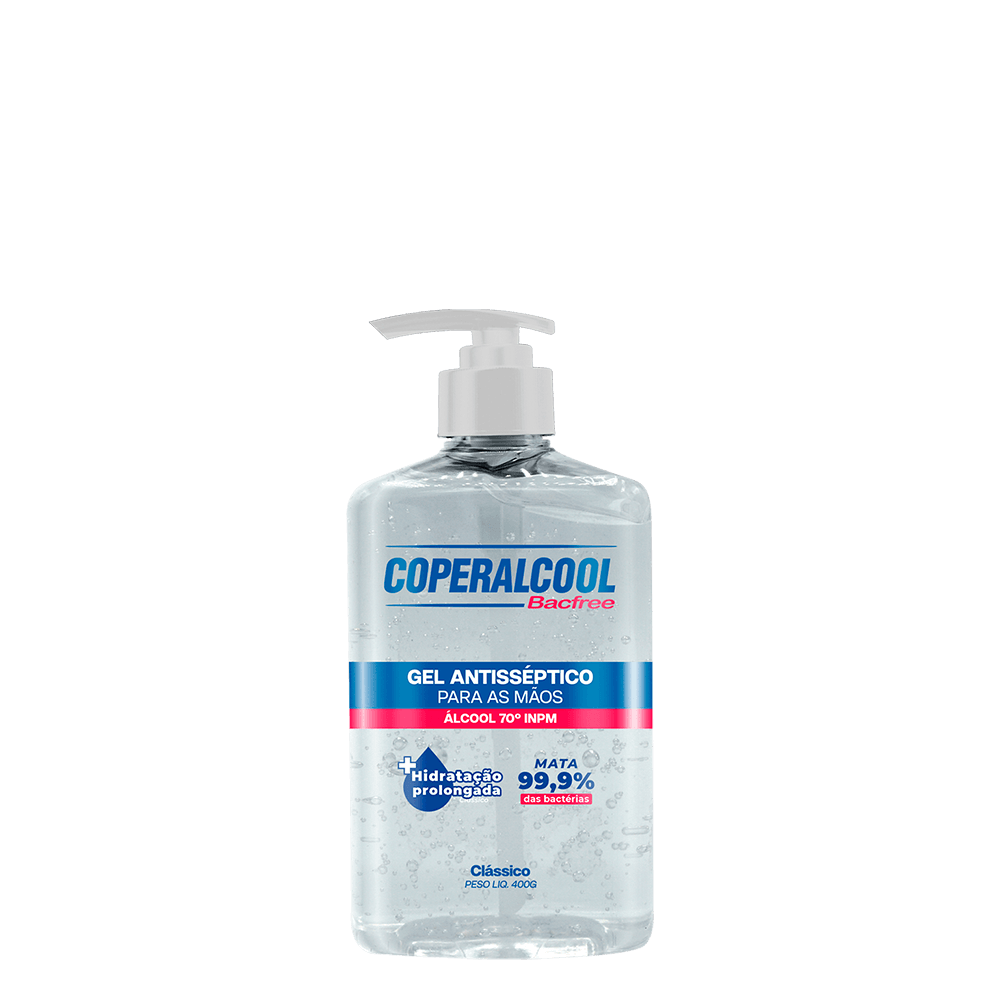 Gel Higienizador de Mãos Coperalcool 70°INPM – 400g
