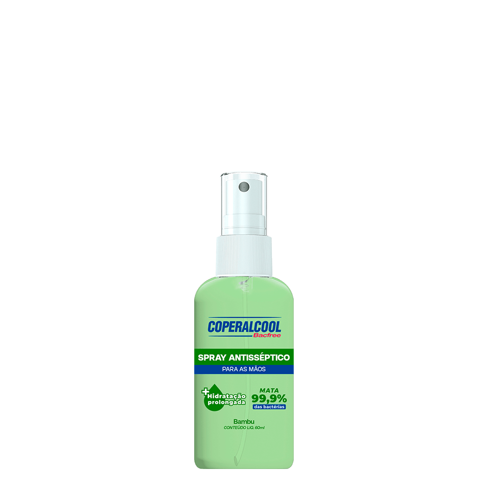 Spray Higienizador de Mãos Coperalcool Bacfree Bambu 60ml