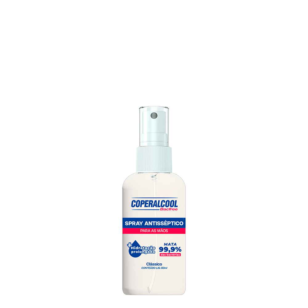 Spray Higienizador de Mãos Coperalcool Bacfree 60ml