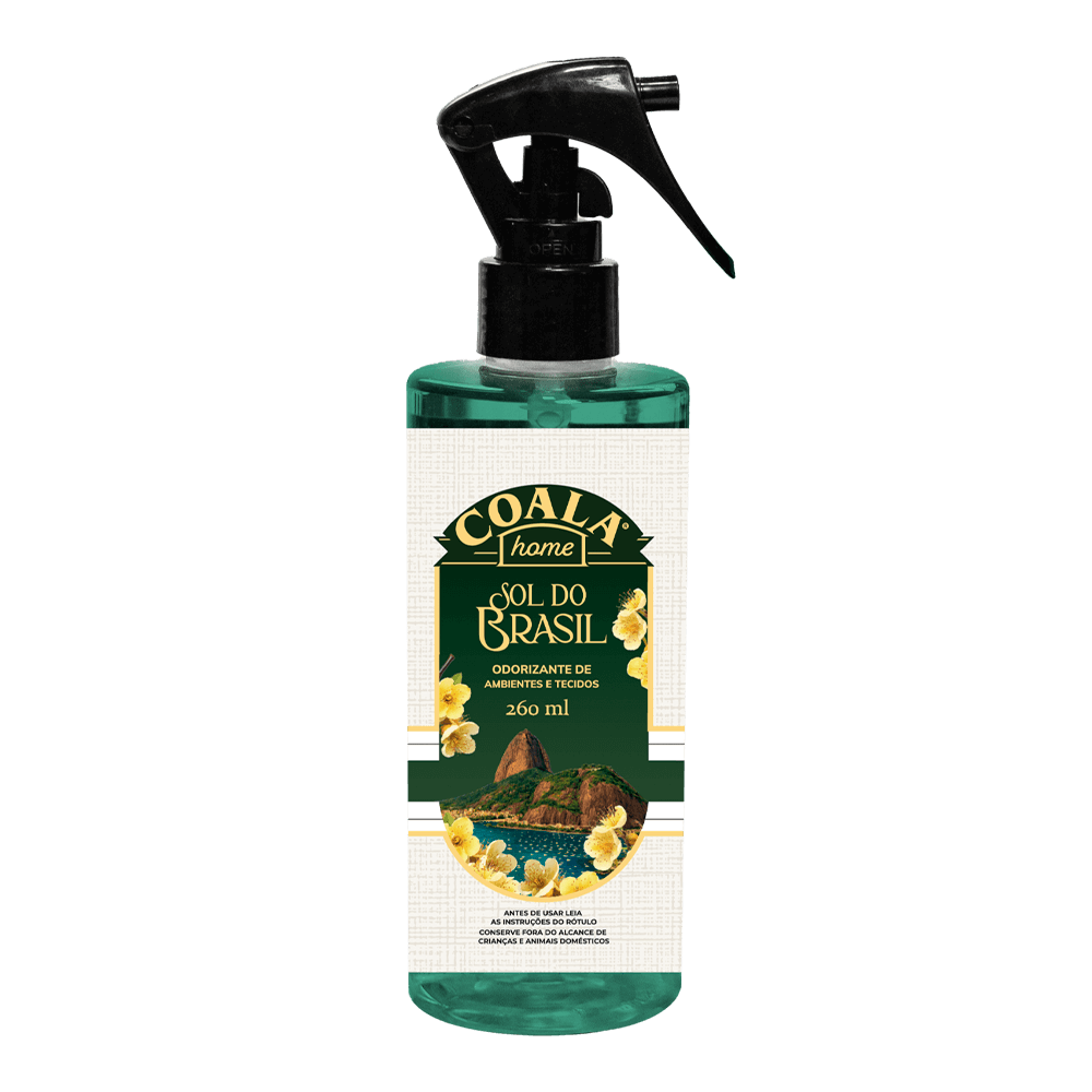 Odorizante de Ambientes e Tecidos Coala Home – Sol do Brasil – 260ml